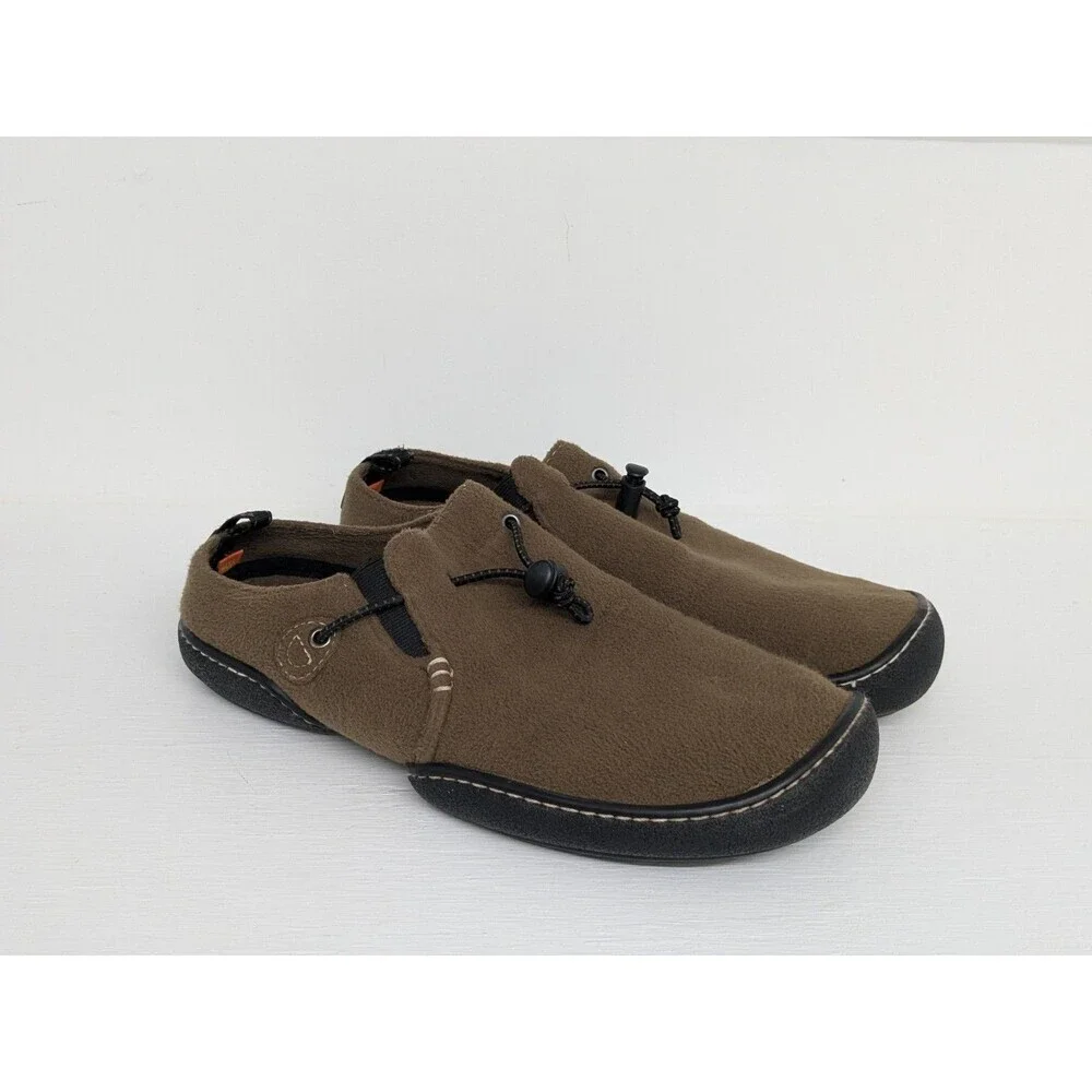 Terrasoles Shoes Mens Size 11 Brown Clog Bungee Toggle Comfort - Picture 1 of 8